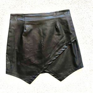 Black Stretchy Mini Skirt